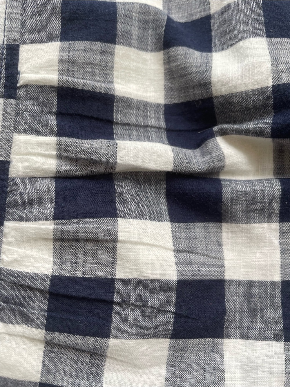 Boden Blue & White Gingham Midi Oversized Shirt Dress Cottage Coastal Chic-12 - Picture 6 of 7